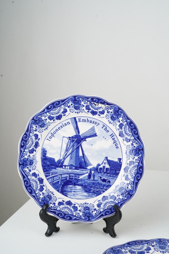 Delft Blue Porcelain Plate