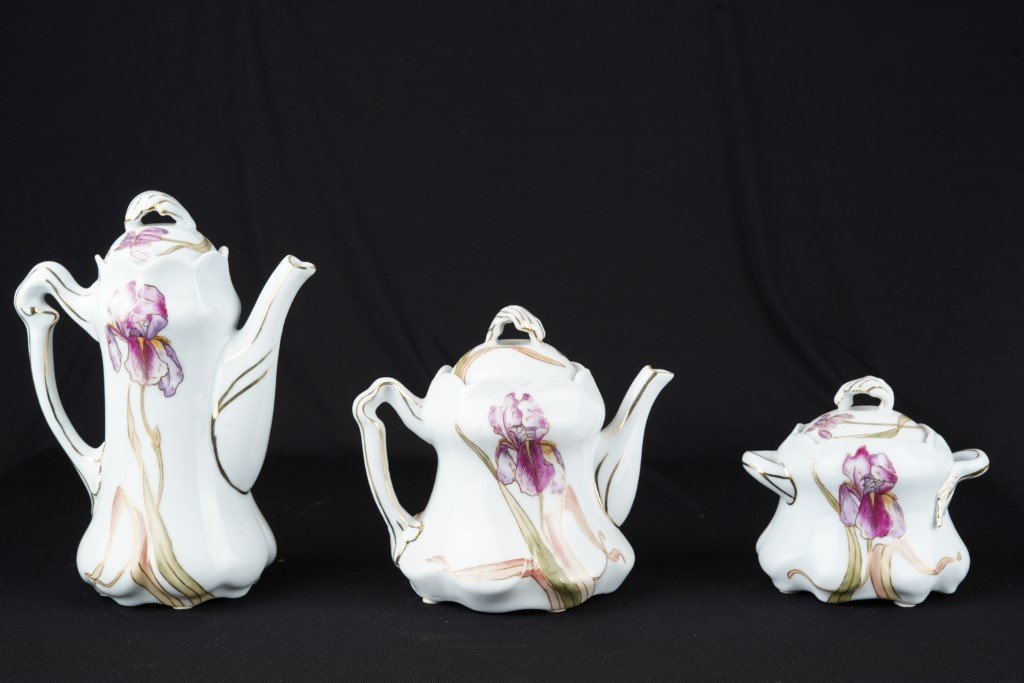 Dutch Rosenburg porcelain tea set