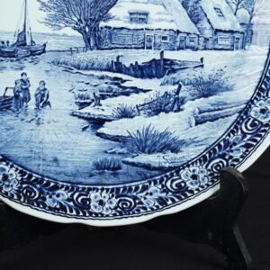 Delft Blue Porcelain Plate 26.244