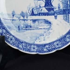 Delft Blue Porcelain Plate 27.117