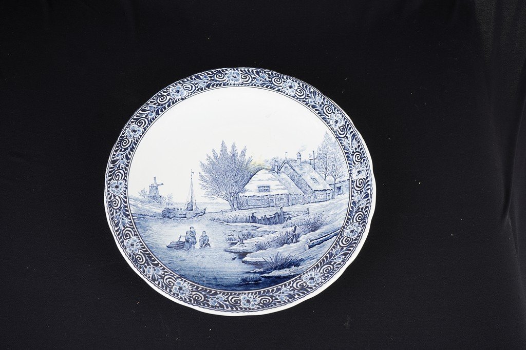 Delft blue porcelain plate 26.255